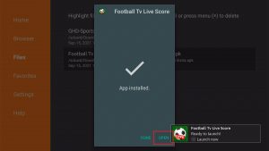 Install Football TV HD on Firestick Step 18