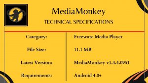 MediaMonkey Tech Specs 1