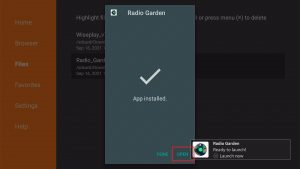 Install Radio Garden on Firestick 18