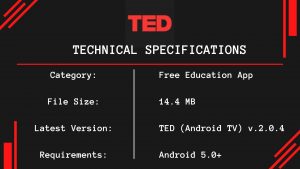 TED App Tech Specs 1