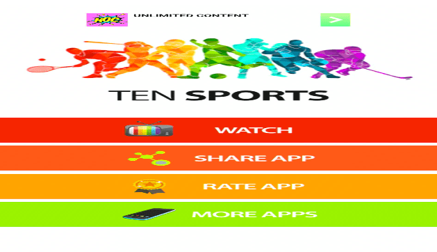 Ten Sports Live app