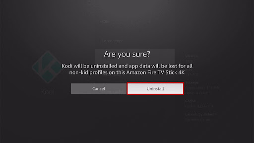 Uninstall Kodi from Firestick Settings 6