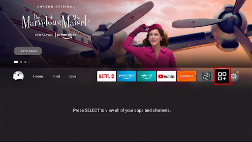 Uninstalling Kodi Using App Options on FireStick 1