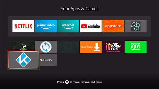 Uninstalling Kodi Using App Options on FireStick 2