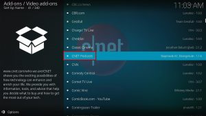 Install CNET Podcasts Kodi Addon 5
