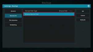 Backup and Restore on Kodi Step 2.4