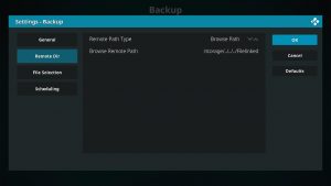 Backup and Restore on Kodi Step 2.8