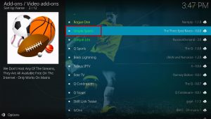 Simple Sports Kodi Addon 19