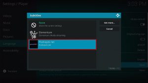 How to Get Subtitles on Kodi Using Podnapisi.net Step 2.13