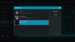 How to Get Subtitles on Kodi Using Podnapisi.net Step 2.15