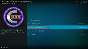 Kodi Man Build 16