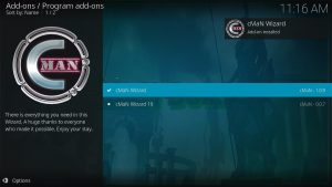 Kodi Man Build 20