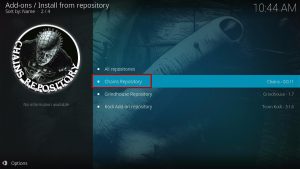 Install Unchained Horror Kodi Addon 16