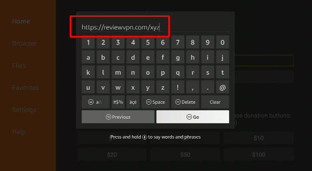 Install XYZ Player APK on Firestick Step 14