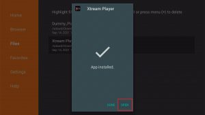 Install Xtream Player on Firestick Step 18
