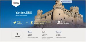 Yandex DNS 1