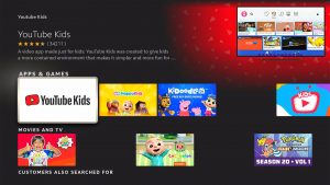 Install YouTube Kids App on your Fire TV stick step 5