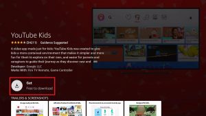 Install YouTube Kids App on your Fire TV stick step 6