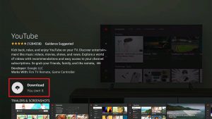Install YouTube TV App on your Fire TV stick step 6