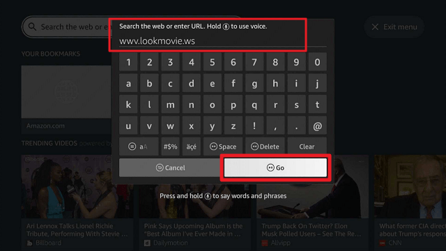 Stream Look Movie Website On FireStick Step 11