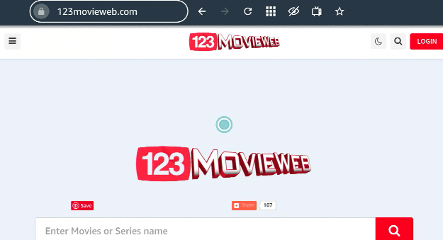 123MovieWeb website