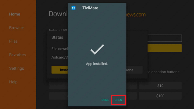 Install Tivimate on Firestick
