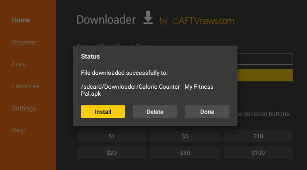 Calorie Counter - MyFitnessPal install