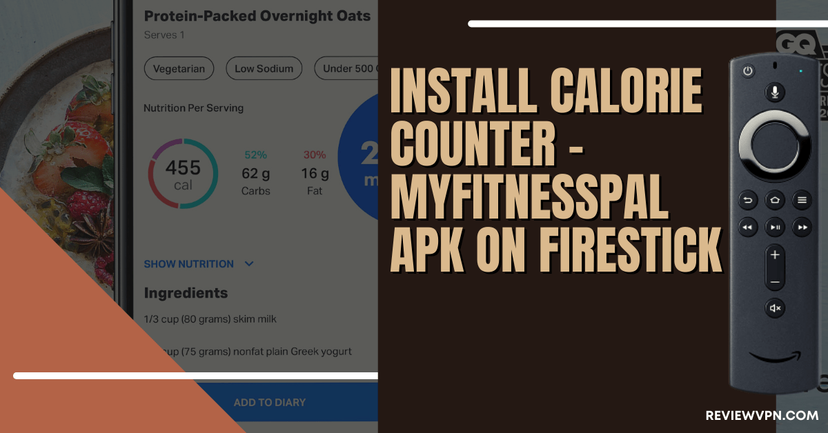 Install Calorie Counter – MyFitnessPal APK On Firestick