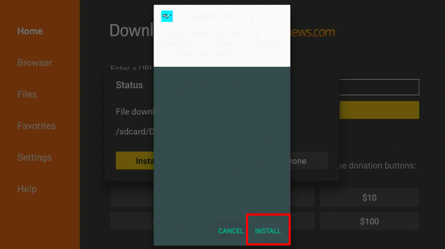 Installing MyWiFi TV App on Firestick 15