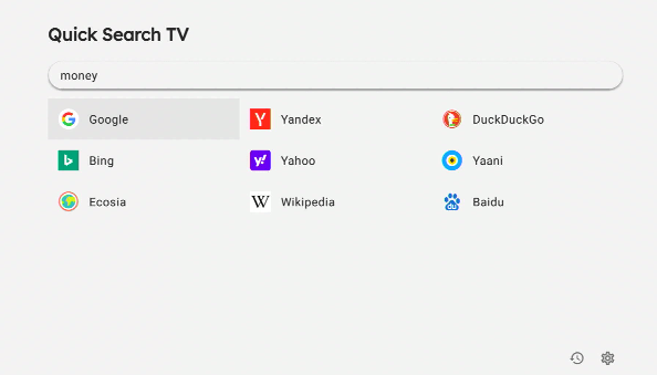 Quick Search TV app 1