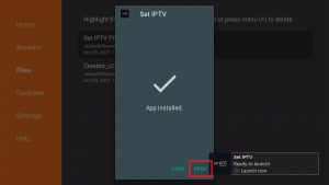 Install Set IPTV Pro 19