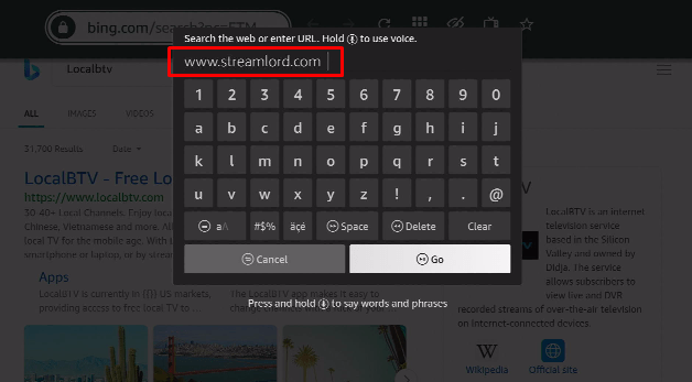  Install StreamLord Website On Amazon FireStick Step 11