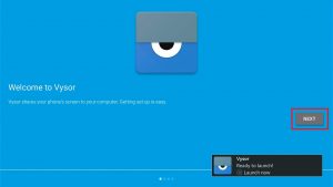 Vysor app
