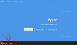 Vysor app