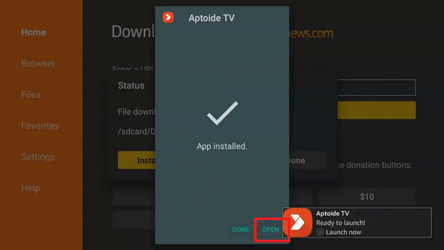 Install the Vidgo TV App