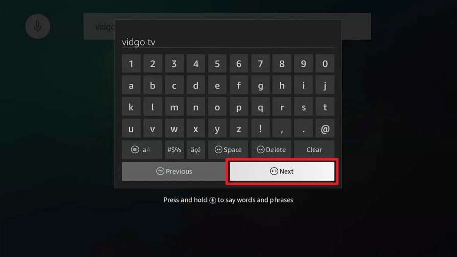 Install the Vidgo TV App
