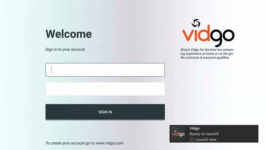 Install the Vidgo TV App