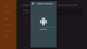 Install the AdBlocker Ultimate app on your Fire TV Stick 17