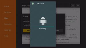 Install the Adguard app on your Fire TV Stick 18