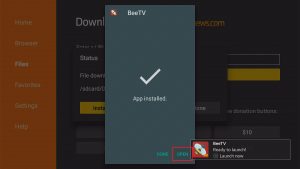 Install Bee TV on your Fire TV Stick 6