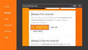 Install Blokada on your Fire TV Stick 17