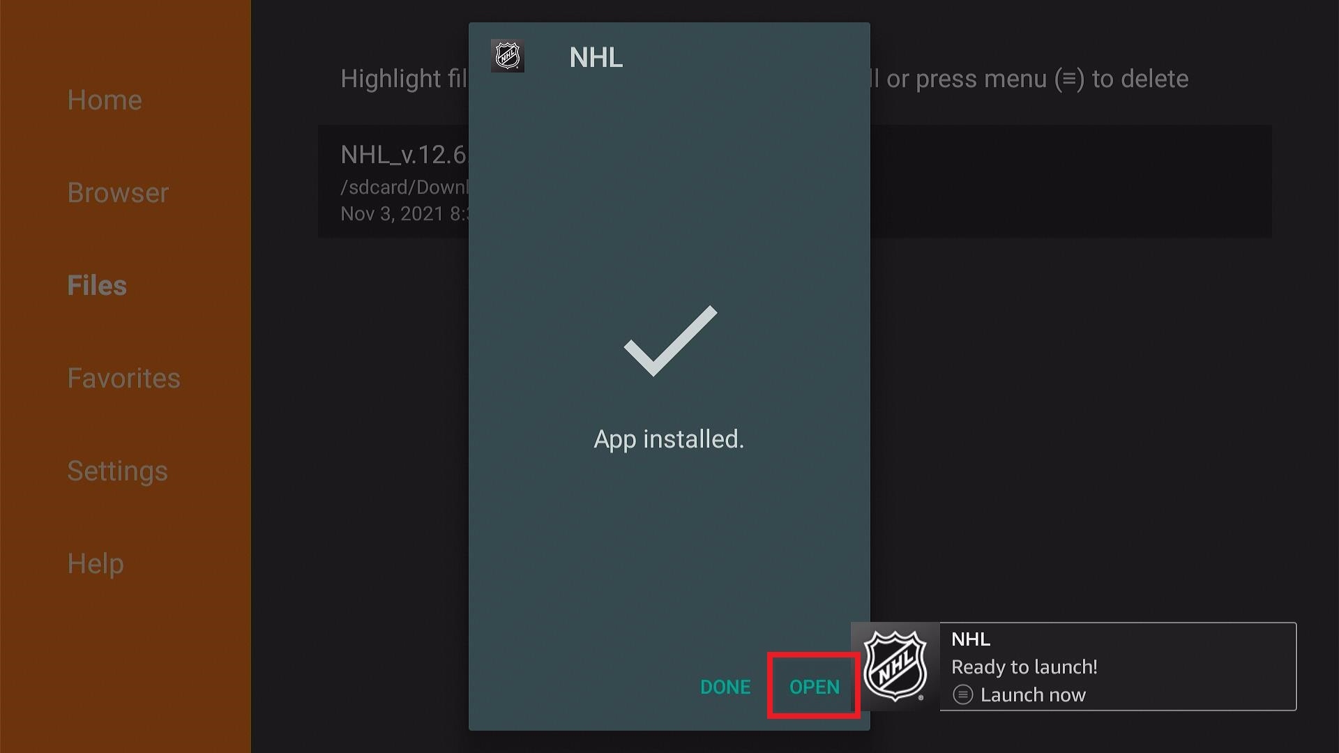 NHL App