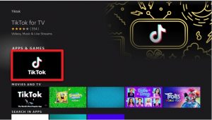Tiktok on Firestick 4
