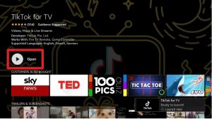 Tiktok on Firestick 7