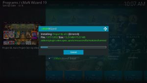 Install Project BL Kodi Build Step 32