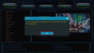 Install Ghostbusters Kodi Build Step 31