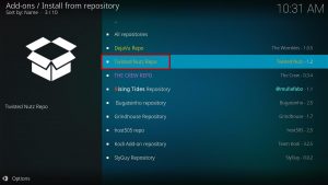 Install Twisted Kodi Addon 17