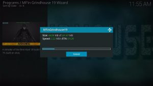 Install F19 Kodi Build
