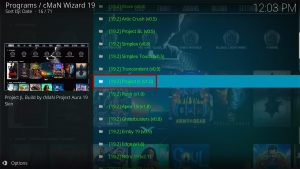 Install Project JL Kodi Build 27