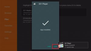 Install 321 Media Player App on Fire TV Stick step 18